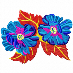 Flowers And Tree Embroidery Design 11 Flowers And Tree Embroidery Design 11